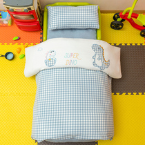 Arctic velvet cotton kindergarten quilt nap three-piece baby admission children bedding quilt cover bedding