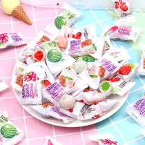 Candy snacks wholesale bulk mixed taste Net red food crispy fresh milk ball wedding candy fruit fudge