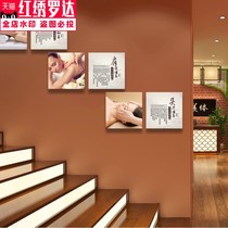 Beauty salon decorative painting health hall wall hanging painting spa club combination Photo Wall creative propaganda painting background wall