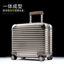 All aluminum magnesium alloy boarding box 14 inch computer trolley box 16 inch metal frame suitcase 17 inch suitcase men and women
