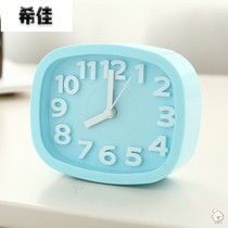 Mini European desktop small clock cute home electronic student table bedside living room small alarm clock battery