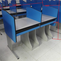 Voice Room Double Computer Desk Student Desk Examination Computer Desk Computer Training Driving School Desk Chair Room Computer Desk