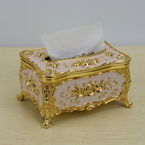  European-style tissue box living room pumping paper remote bar storage Nordic ins creative simple coffee table multifunctional napkin