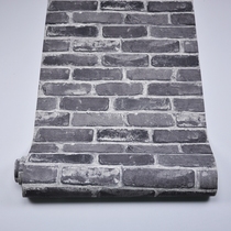 Fashion retro brick wallpaper 3D brick cultural brick wallpaper barber shop hotel club coffee shop wallpaper