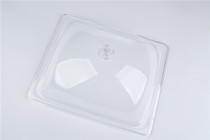 Square food cover transparent meal cover plastic food cover fruit plate cover bread cover snack cover imitation glass cover dish cover