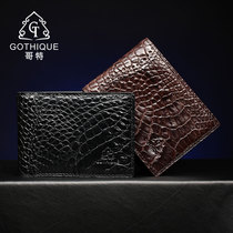 Gothic imported crocodile driving certificate clip leather driver license holder license cover driving license card bag