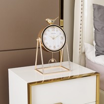 Desktop clock living room clock decoration table clock home simple modern light luxury pendulum clock desktop clock decoration sitting clock
