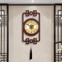 Chinese wall clock living room home Chinese style new Chinese clock classical decoration simple hanging watch art clock