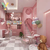 Mold waterproof dirty pink warm wallpaper self-adhesive childrens room clothing store childrens clothing store bedroom dormitory wallpaper self-sticking