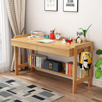 Solid Wood Nordic Children Study Table Elementary School Students Writing Desk Can Lift Home Writing Desk Desk Desk Customisation