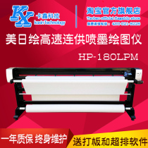 American and Japanese painting for inkjet plotter clothing cad printer HP-180LPM board marking paper prototype