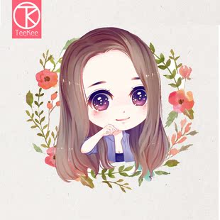 照片转手绘微信卡通logo形象q版头像人物设计漫画定制制作代画像