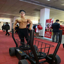 Weight-bearing sled car Adjustable anti-resistance tank car Barbell cart Private teaching energy car fitness car factory direct sales