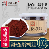 Changbai Mountain Head Road Ganoderma lucidum spore powder semi-Northeast wild Ganoderma lucidum non-broken wall spore powder tea 100g
