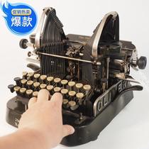 1910 Western antique green bat OLIVER OLIVER NO3 Angel Wings English mechanical typewriter normal