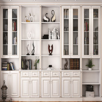 20 years of new live room decorative background cloth antique European study background cloth high-grade three-dimensional atmospheric bookcase