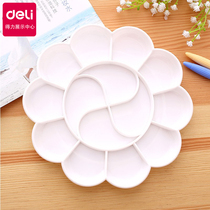 Del 9403 palette painting palette box plum blossom palette gouache watercolor paint plate art supplies