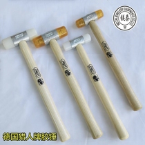 Original German hunter brand nylon hammer white rubber hammer Yellow nylon installation hammer hammer white rubber hammer installation hammer
