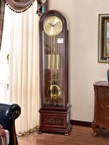 Solid wood dome hedgehog red sandalwood Villa floor clock European-style Hemm pendulum clock music Clock mechanical le movement