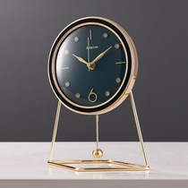 Shell desktop clock creative living room placed home desk clock light luxury ornaments bedroom pendulum clock desktop clock clock