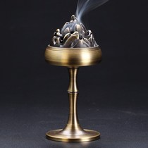 High-grade brand pure copper Boshan furnace antique sandalwood stove household indoor Paner incense Zen tea ceremony aroma lavender