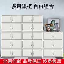 Double lock single-section Cabinet tin cabinet office wardrobe staff locker with lock locker split ten doors 10 cabinets