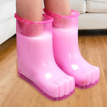 Foot bath foot bubble artifact female dormitory foot bag travel bucket portable foldable water basin insulation soak shoes deep calf