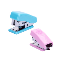 Able 0303 Mini stapler cute cartoon small number nail bookmachine student 12 multifunction bookbinding machine