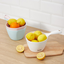 Water spoon Kitchen water scoop thickened large household water drift scoop long handle plastic creative children bath large water scoop
