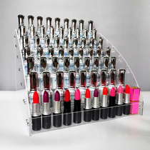 Plastic acrylic nail polish display stand desktop nail art display stand lipstick storage rack transparent nail polish shelf
