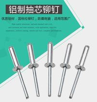 Pull rivet flat opening decoration wear-resistant decoration pump core aluminum blind rivet countersunk head decoration screw national standard round head