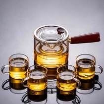Porcelain brand side hammer Tea Teapot tea single pot glass cooking teapot electric pottery stove high temperature tea set household