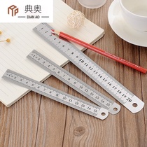 15cm20cm9 9 Post Ruler Steel Thickened Steel Plate Ruler Steel Clamp Iron Ruler Stainless Steel Ruler