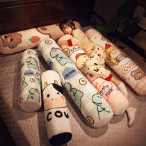 Long pillow sleeping girl side sleep leg pillow column boy bed bedroom dormitory cartoon removable wash