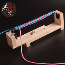 Umbrella Rope Bracelet Braid manual DIY Preparation tool Hand rope bracelet Wooden Frame Manual Kickstand Aids