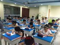 Student desks and chairs single school middle school students Primary School students training counseling class plastic steel