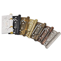 one thousand art workshop solid hardware stainless steel silent room door hinge primary-secondary hinge 4 inch 3 0mm thick free of notching two pieces