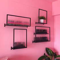 Nail art shelf wall hanging nail polish display rack nail shop wall decoration mask wall display