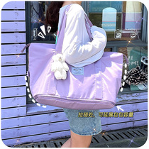 Hand luggage bag Female wet and dry separation large capacity swimming bag travel bag Student residential accommodation fitness storage bag