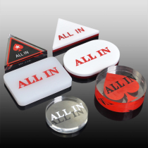 ALLIN chip coin Texas poker ALL IN signboard