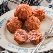 Lions Head Pork Chicken Made 336 gr Bag Four Joy Balls Meat 12 Meatballs Meatballs with Frozen Semi-finished Products