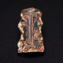 Five - Fu Mengmen Ming Dynasty Mould Old object replication ink of 260 grams of fine pine ink fittings collection