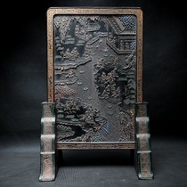(Lanting Collection Preface) Old Objects Study Four Treasures Hui Ink Anhui Old Ink Ink Block Ink Songyan Ink Songyan Ink