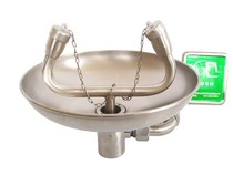 Eye washer 304 stainless steel desktop eye washer Laboratory countertop eye washer Stainless steel eye washer