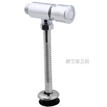 All copper concealed delay urine flush valve hand press type ordinary flush device factory direct sales Xinbaojia bathroom