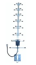 9001800MHZ CDMAGSM Dual Frequency 8 Unit 12DB Yagi Directional Antenna N Female Head