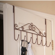 Bedroom door hanging clothes rack Household simple modern floor-to-ceiling coat rack Dormitory multi-functional whole-mounted wall-mounted clothes rack