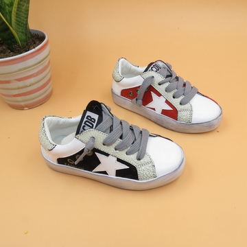 2016秋季木瓜鱼童鞋16260透气真皮舒适韩版时尚板鞋休闲鞋 26-30