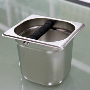 特价 不锈钢粉渣桶 咖啡粉渣盒敲渣盒敲渣槽废渣盒 咖啡配套器具