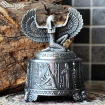 Isis singing retro European music box clockwork music box Creative home decoration Couple birthday gift